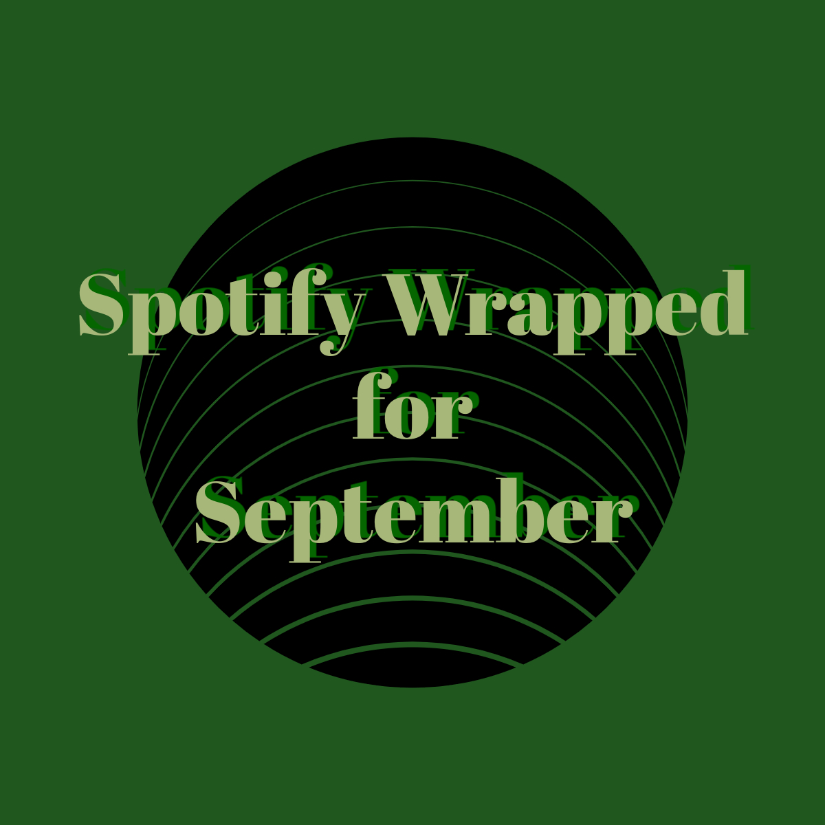 Spotify Wrapped for September