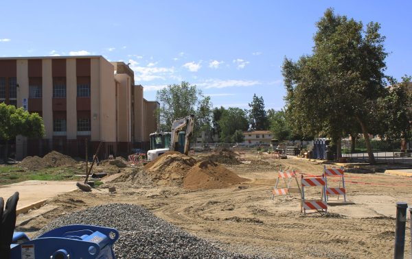 The construction at BHS is visible to all from Elm Grove.