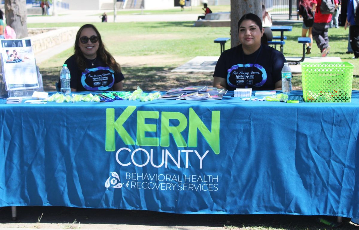 Kern County Behavioral Health and Recovery Services attends the Mental Health Fair at BHS.