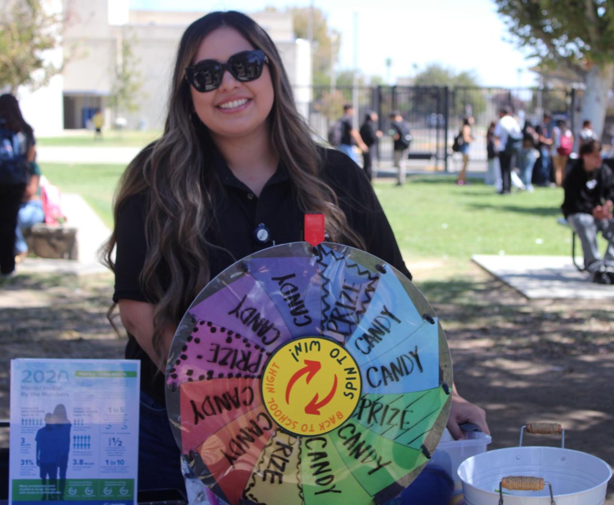 Students were given the chance to win prizes at the Mental Health Fair.