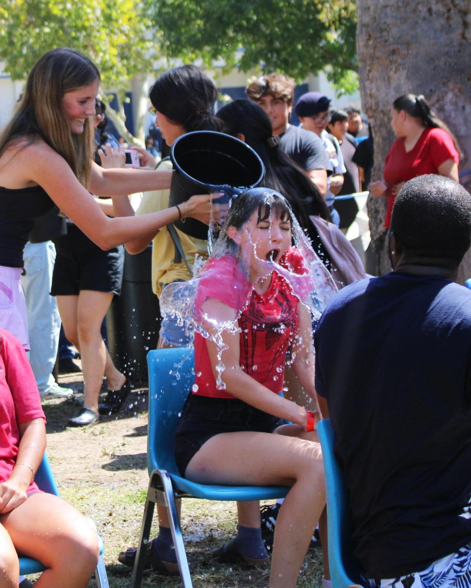 BHS seniors volunteered to get soaked to raise money for the Class of 2025.