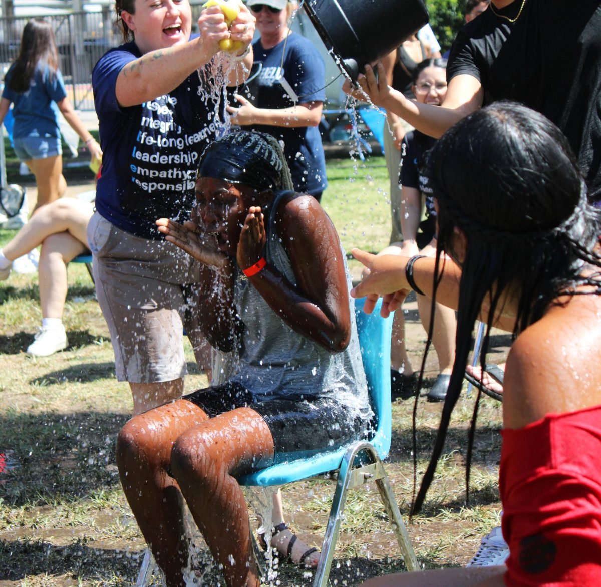 BHS seniors volunteered to get soaked to raise money for the Class of 2025.