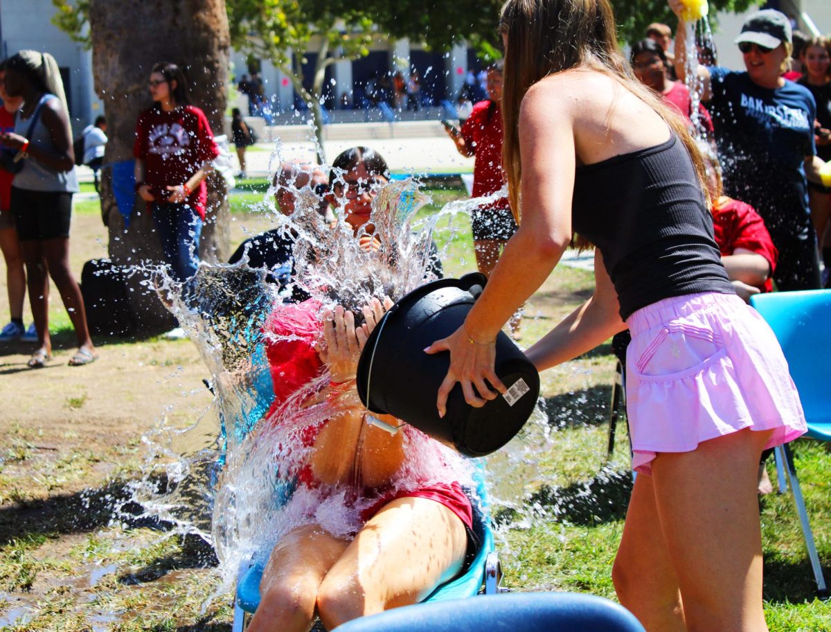 BHS seniors volunteered to get soaked to raise money for the Class of 2025.