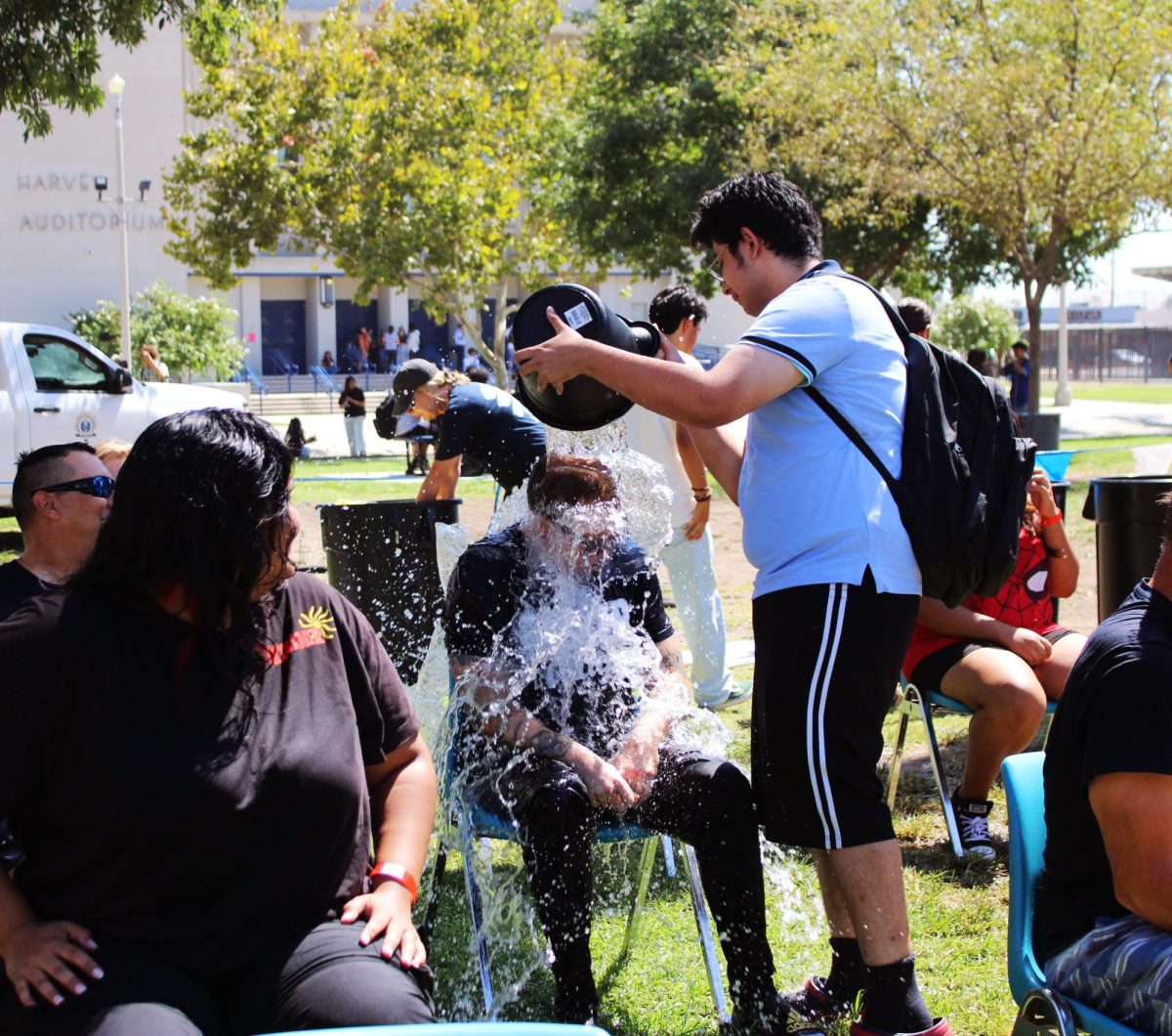 BHS seniors volunteered to get soaked to raise money for the Class of 2025.