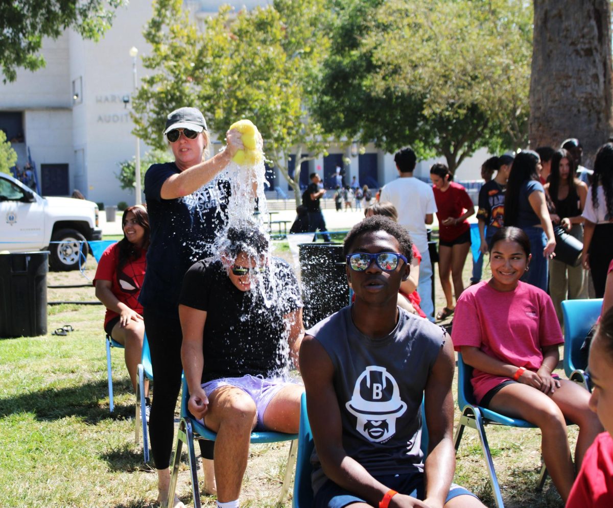 BHS seniors volunteered to get soaked to raise money for the Class of 2025.