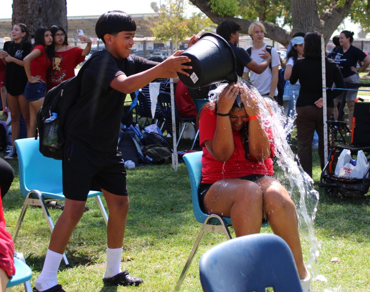 BHS seniors volunteered to get soaked to raise money for the Class of 2025.