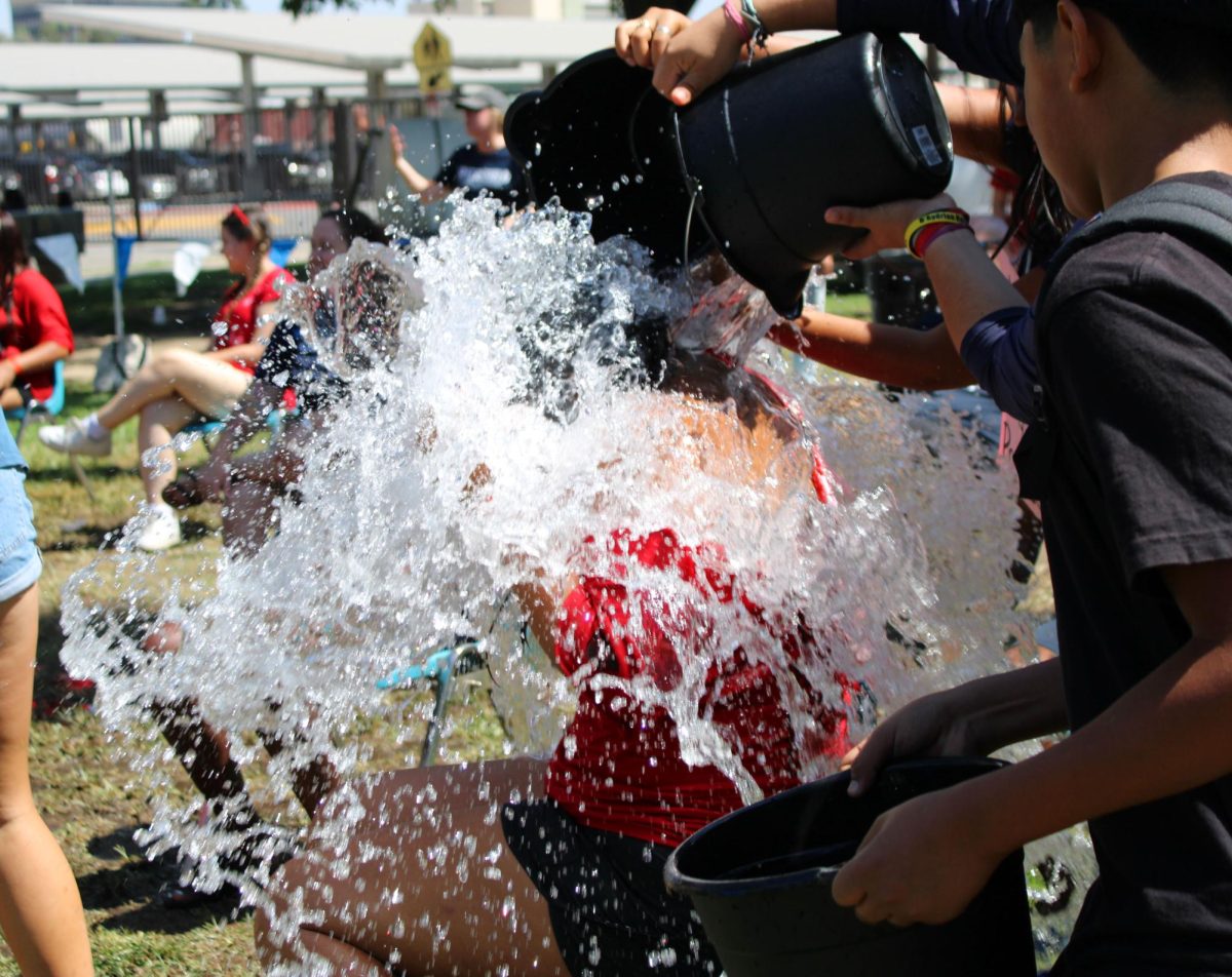 BHS seniors volunteered to get soaked to raise money for the Class of 2025.