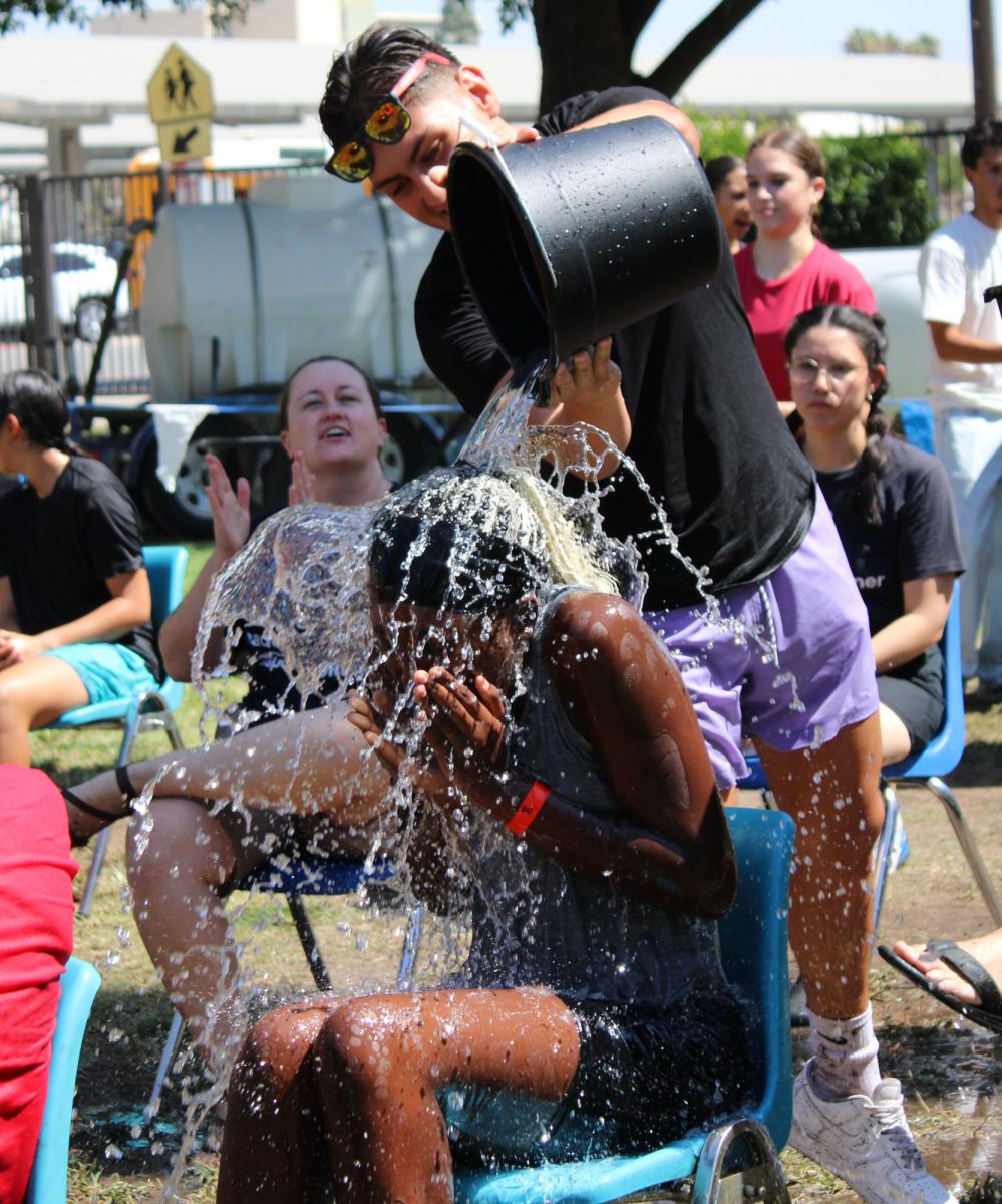 BHS seniors volunteered to get soaked to raise money for the Class of 2025.