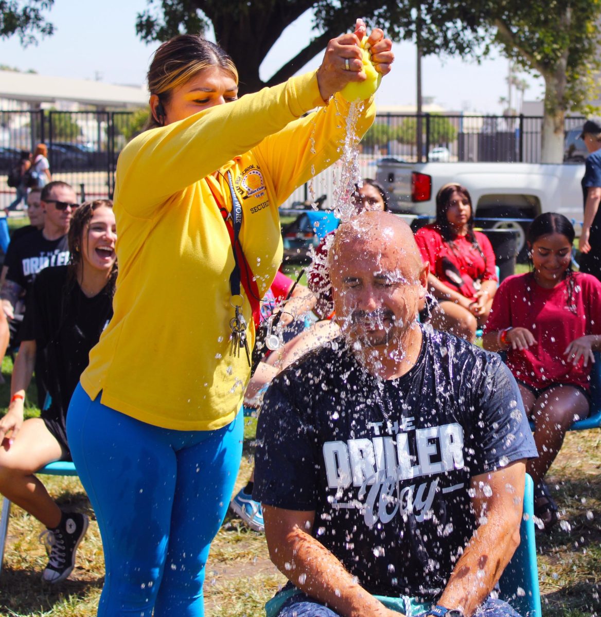 BHS staff volunteer to get soaked to raise money for the Class of 2025.