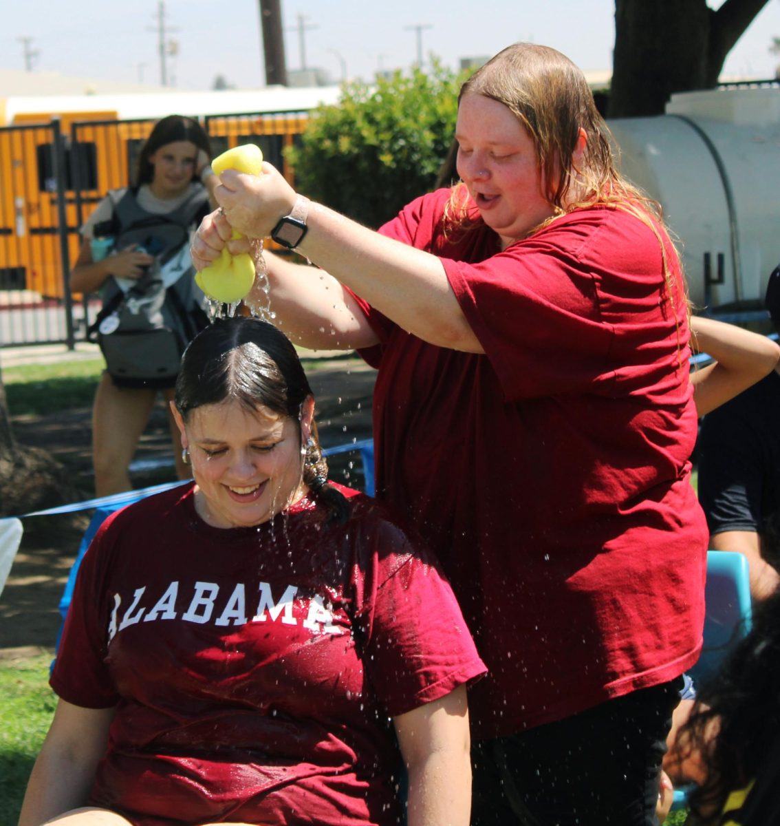 BHS seniors volunteered to get soaked to raise money for the Class of 2025.