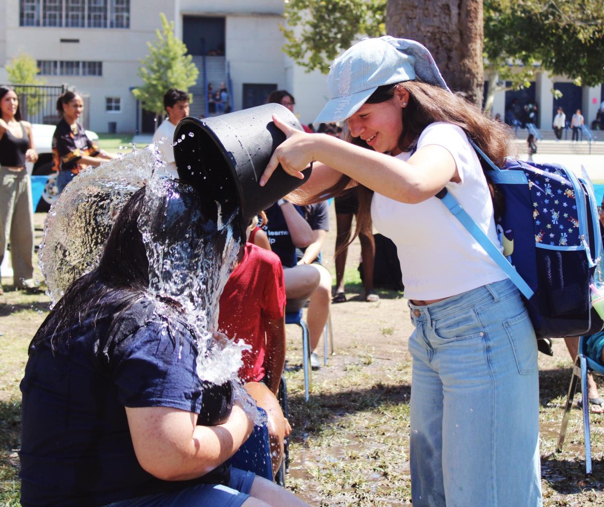 BHS seniors volunteered to get soaked to raise money for the Class of 2025.