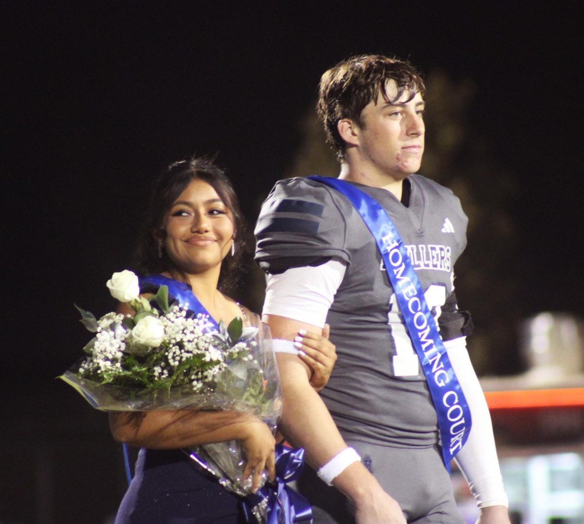 Mr. and Miss BHS candidates enter the field. 